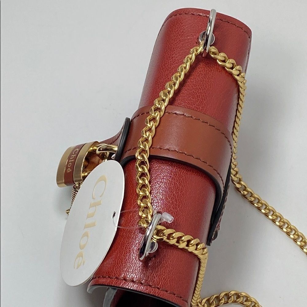 Chloé ABY Chain Mini Leather Shoulder Bag - Picture 4 of 15